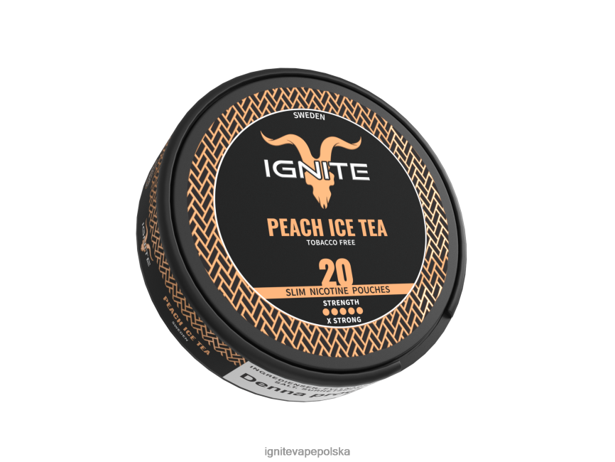 Ignite Vape Flavors | IGNITE woreczki nikotynowe mrożona herbata brzoskwiniowa 0648NZ173